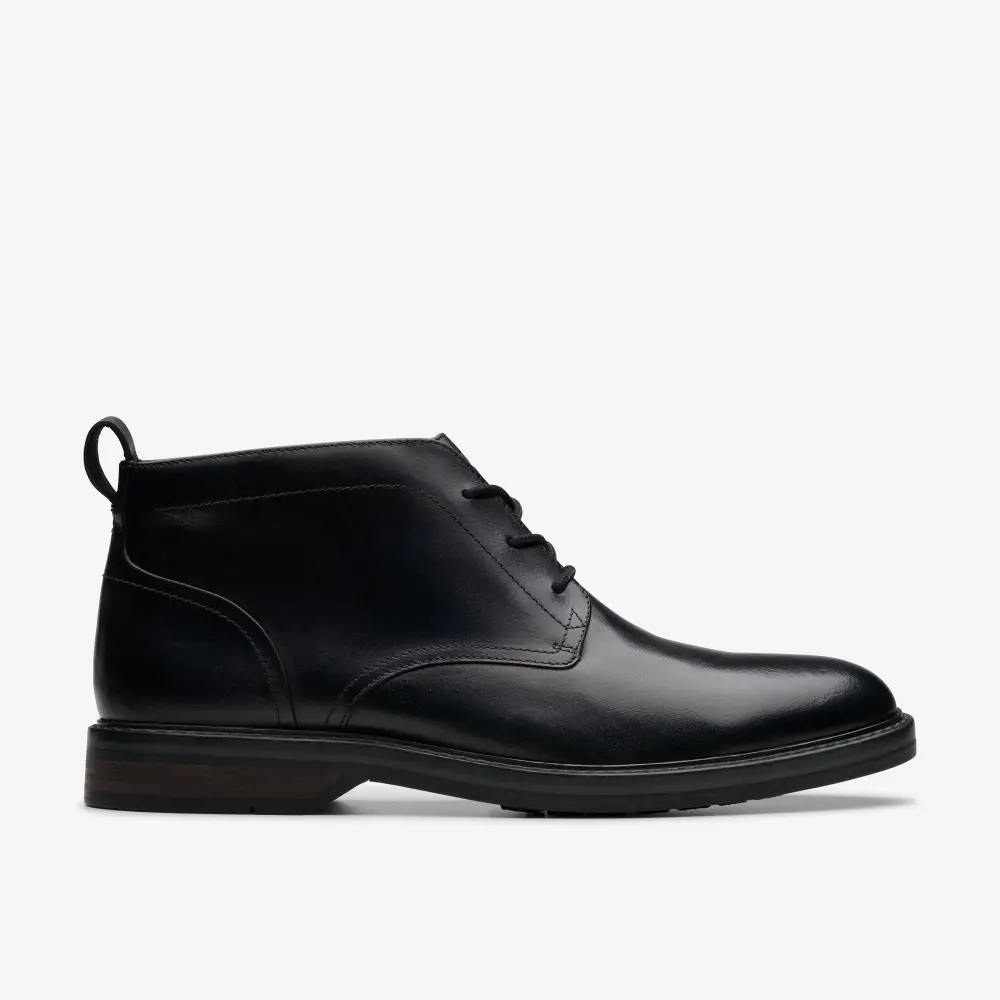 Men’s Aldwin Chukka Black Leather Boots online