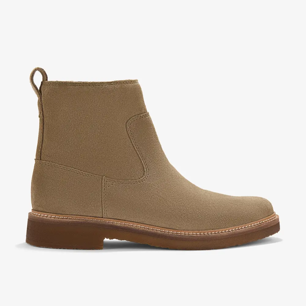 Mens Clarkdale Boot Dark Sand Suede Chelsea Boots online