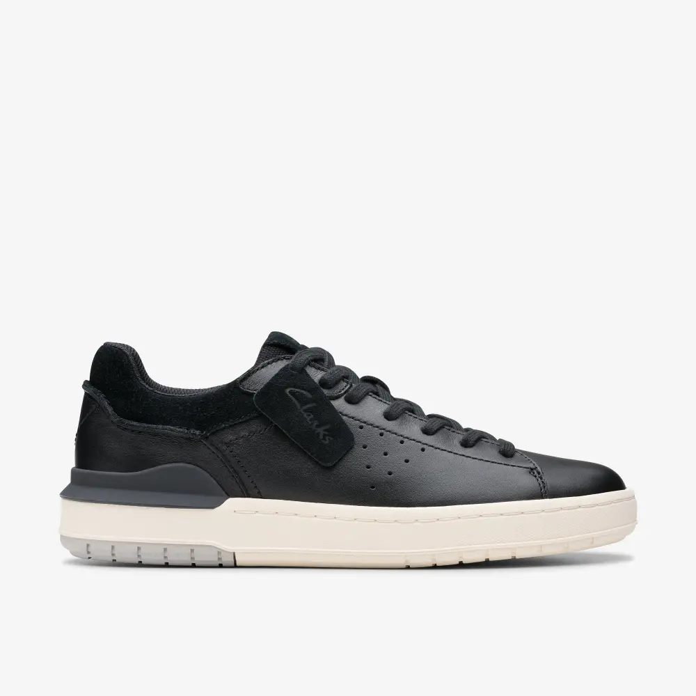 Mens Courtlite2 Run Black Leather Sneakers online