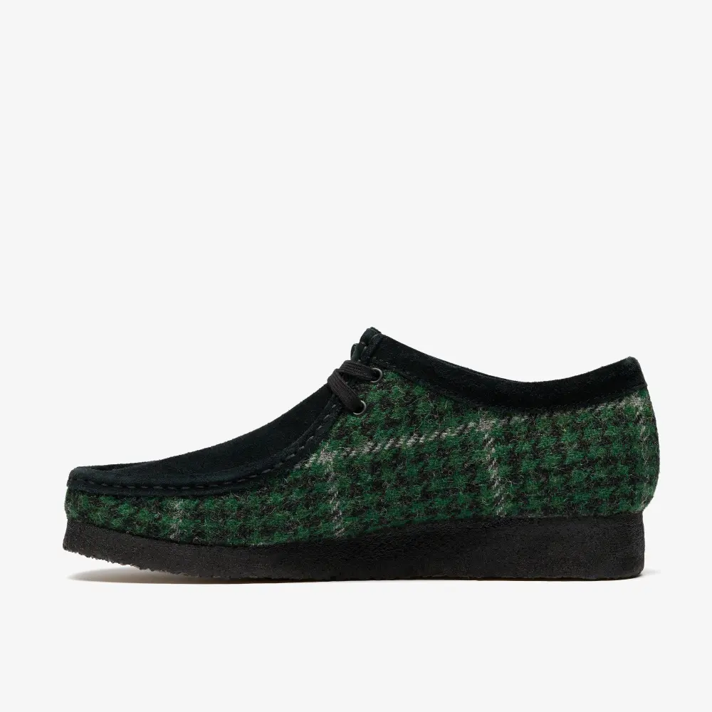 Mens Green Tweed Combination Wallabees online