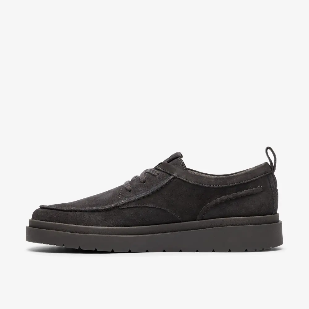 Mens Polden Moc Dark Grey Suede Shoes online