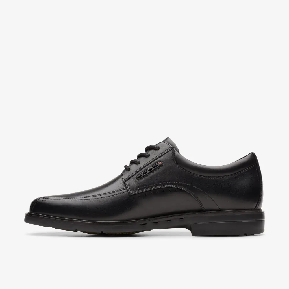 Mens Un Kendric Way Black Leather Oxford Shoes Clarks online