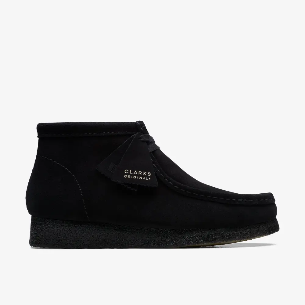 Men’s Wallabee™ Boot Black Suede Boots online
