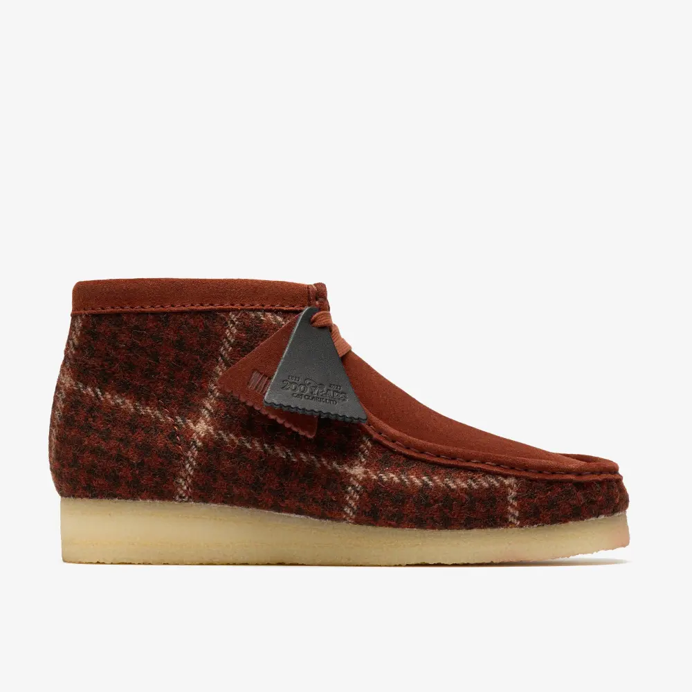 Mens Wallabee Boot Rust Tweed online