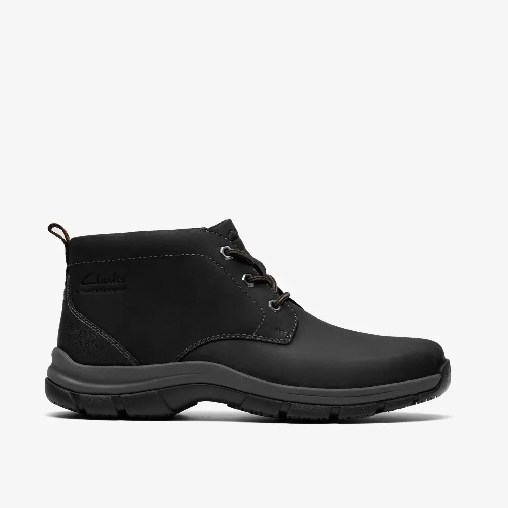Mens Walpath Chukka Black Leather Boots online