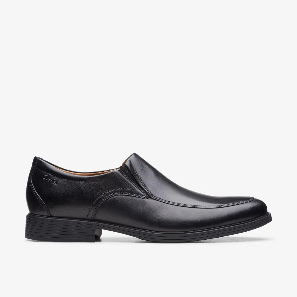 Men’s Whiddon Step Black Leather Loafers online
