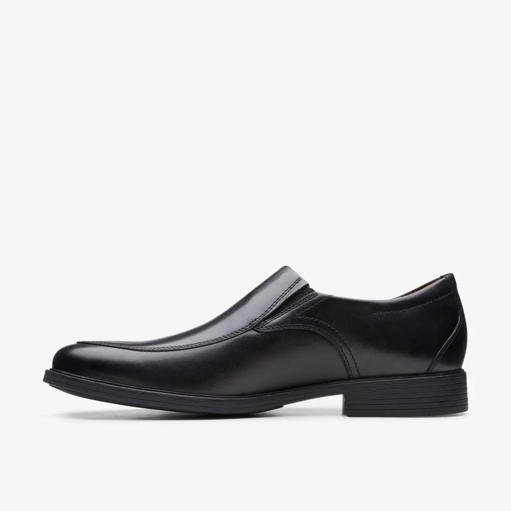 Men’s Whiddon Step Black Leather Loafers online