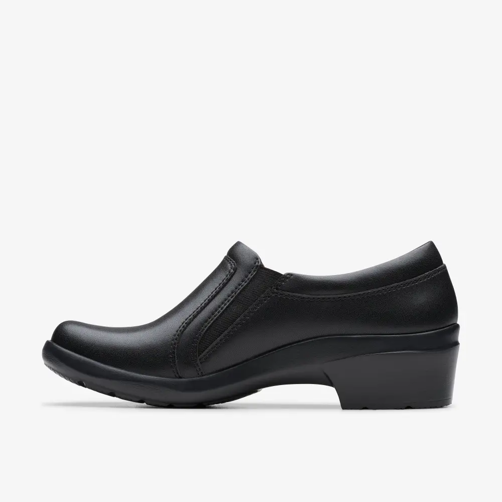 Womens Angie Holly Black Leather Troer Shoes online