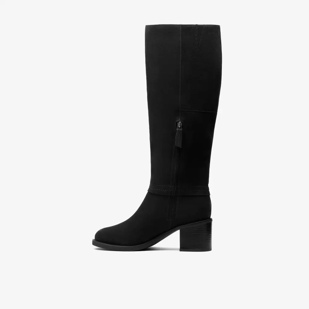Womens Chamberly Hi Black Leather Knee High Boots online