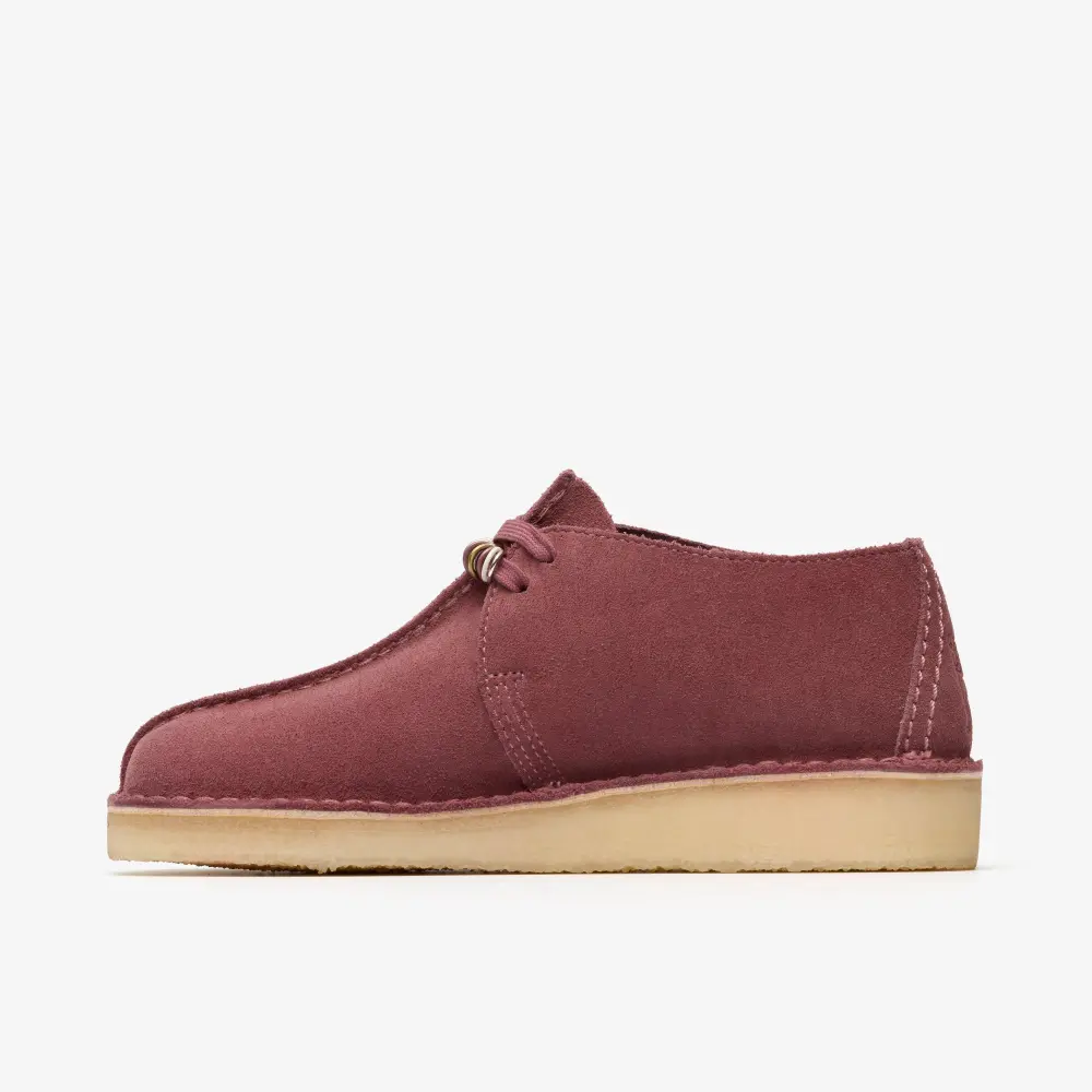 Womens Desert Trek. Rose Brown Suede Shoes online