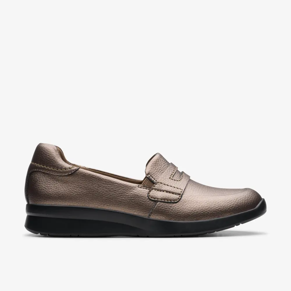 Women’s Ellowyn Penny Bronze Metallic Slip Ons online
