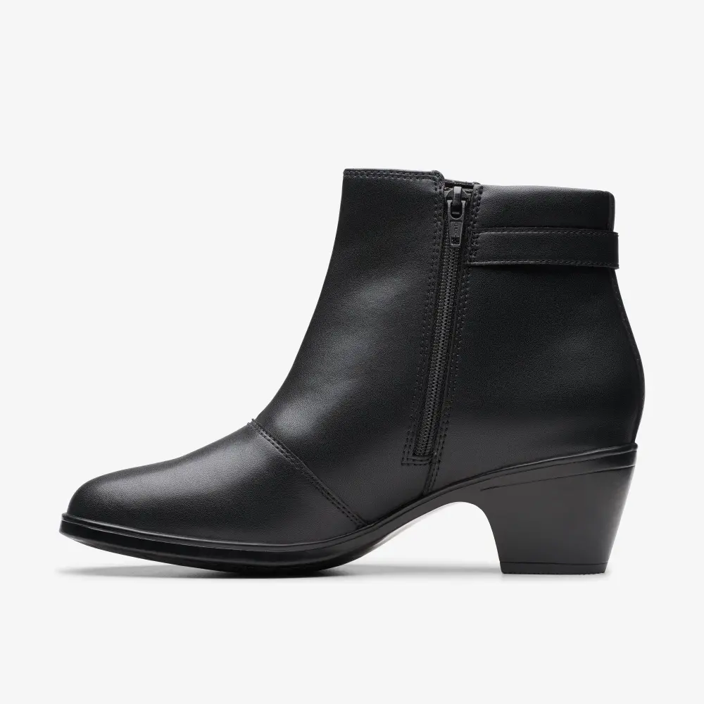 Women’s Emily 2 Belle Black Leather Ankle Boots online