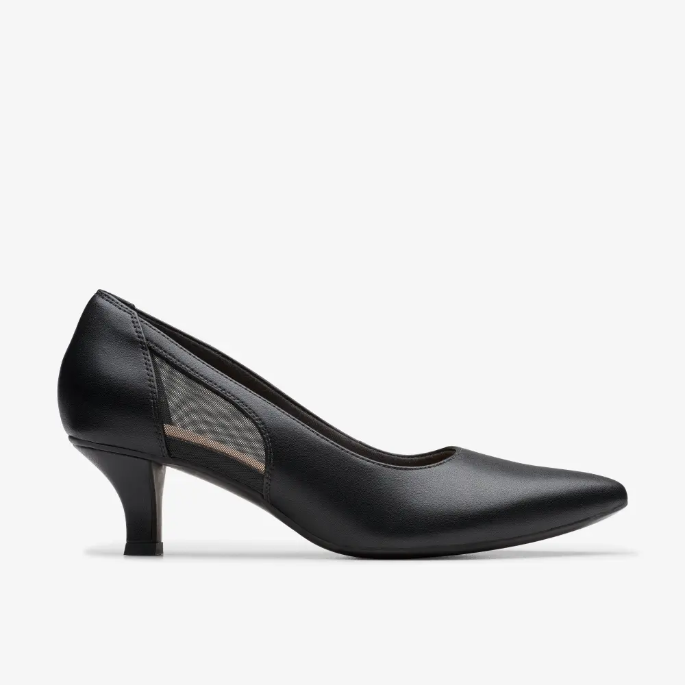Womens Kepley Cora Black Leather Pumps online