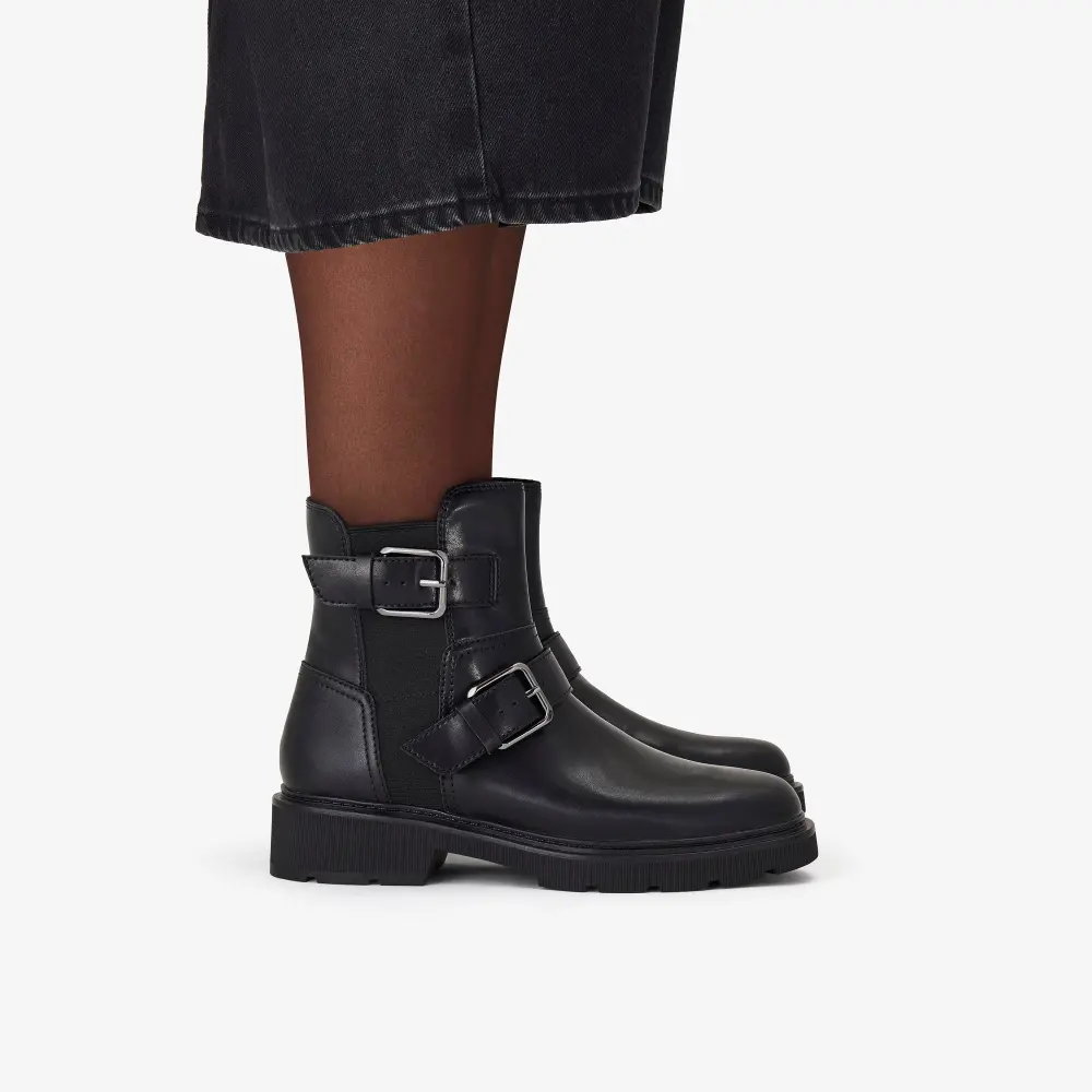 Womens Lauryl Bay Black Leather Ankle Boots online