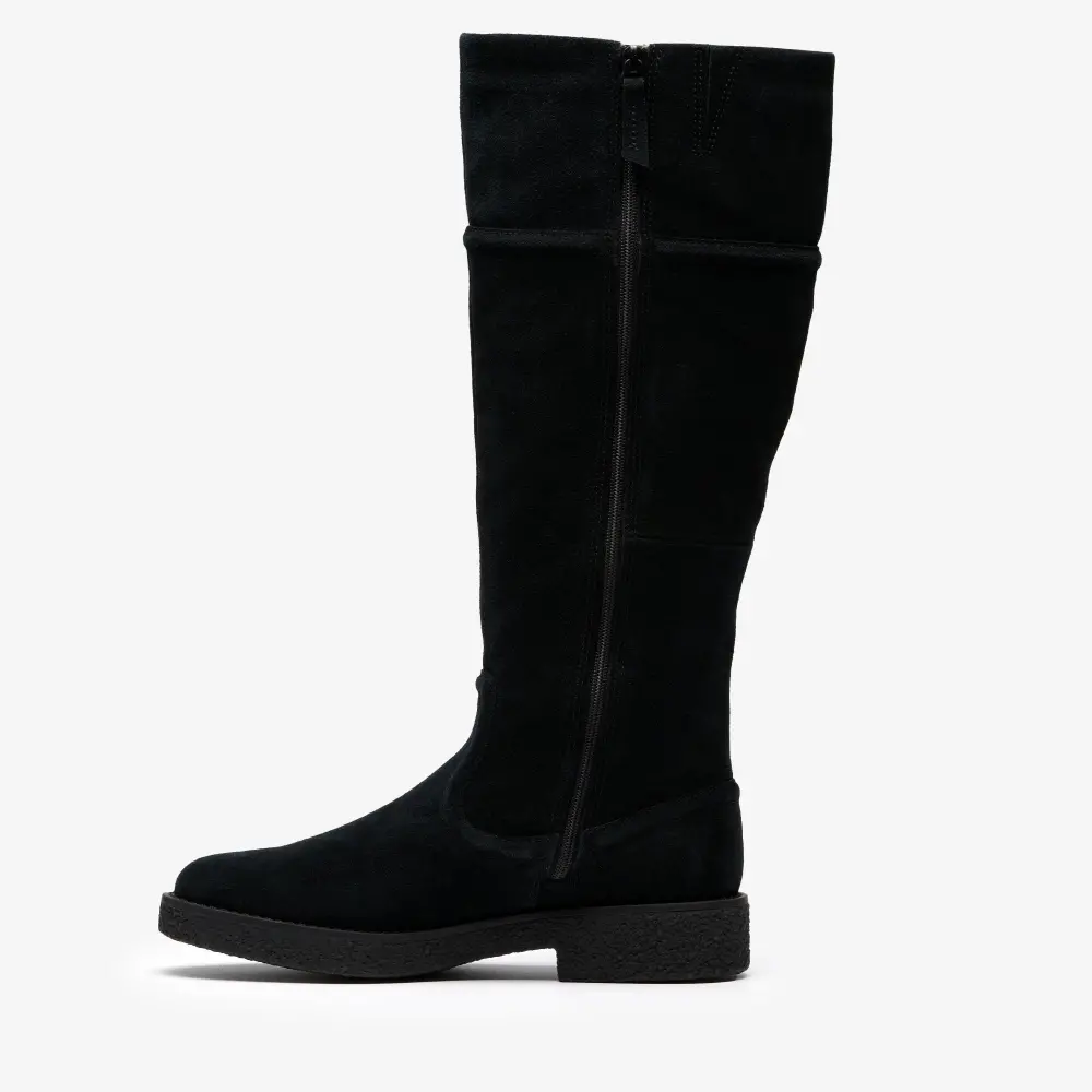 Womens Nella Hi Black Suede Knee High Boots online
