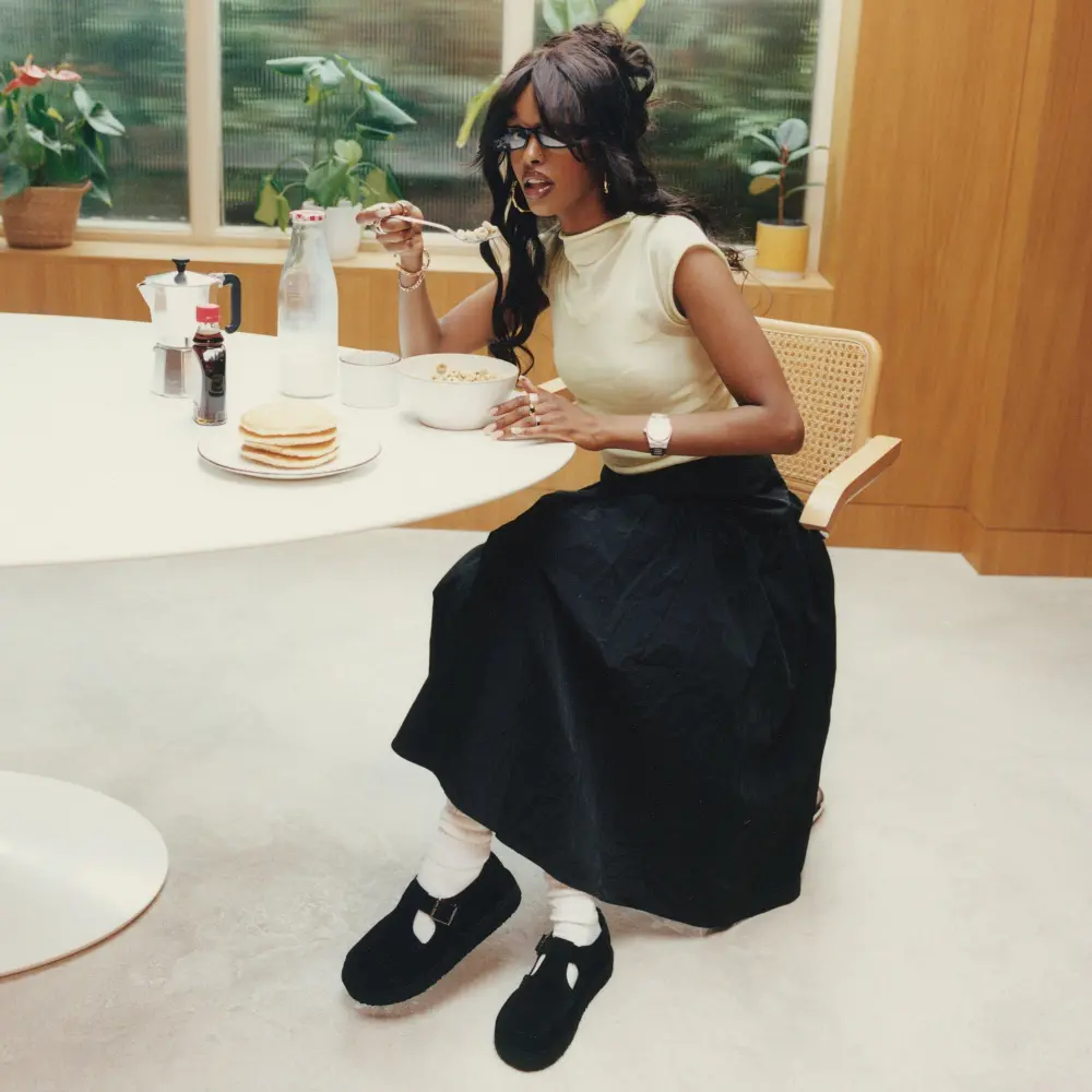 Womens Nomad T Bar. Black Suede Shoes online