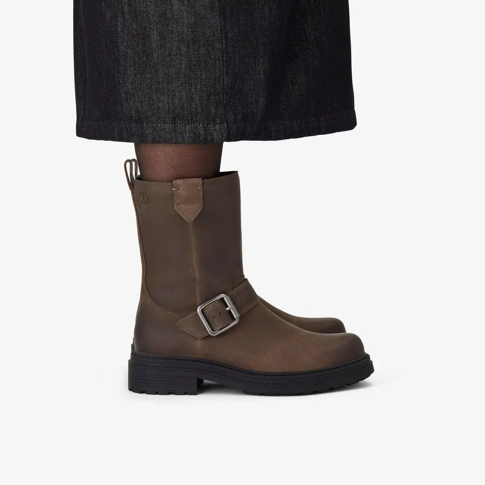 Womens Orinoco3 Bay Dark Grey Leather Mid Calf Boots online