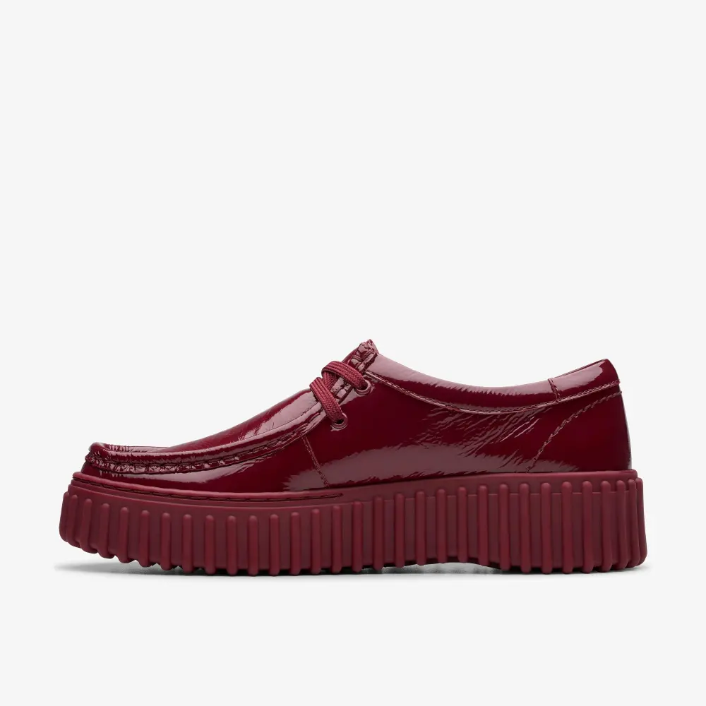 Womens Torhill Bee Burgundy Patent Wallabee online
