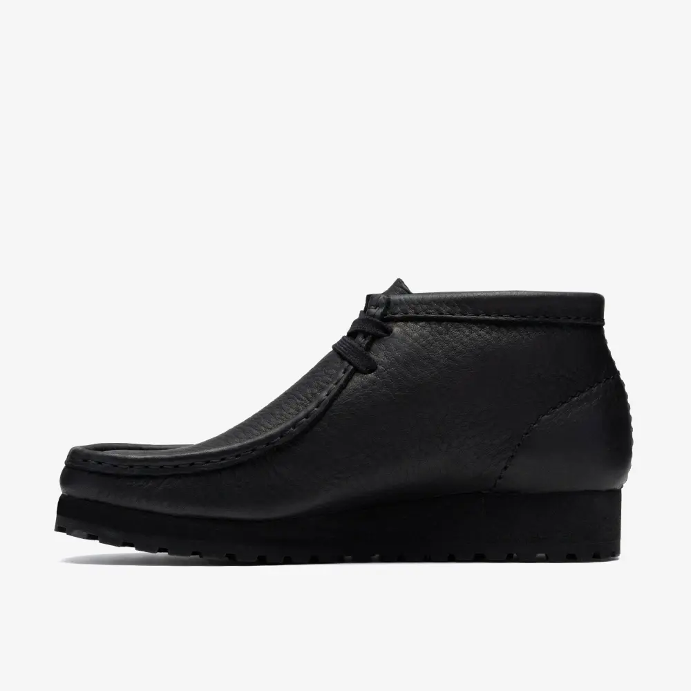 Womens Walla Boot RB. Black/Black Leather Wallabees online