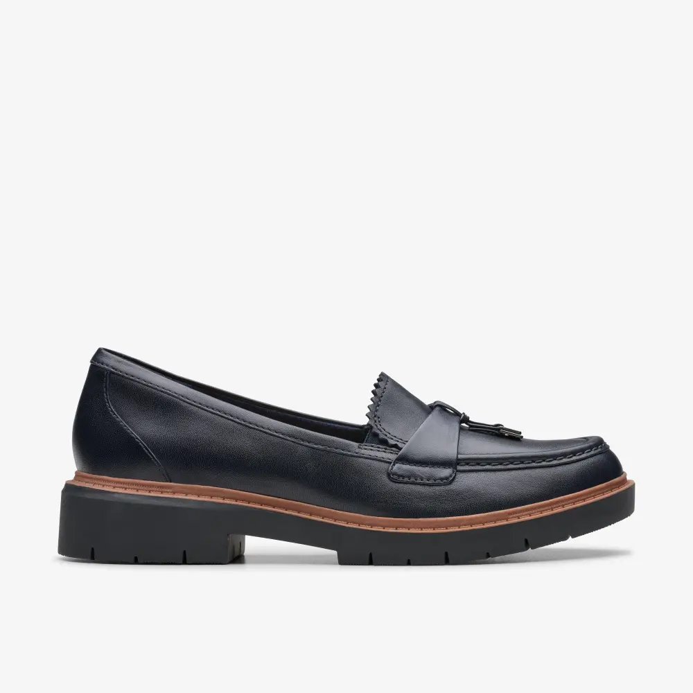 Womens Westlynn Bella Navy Leather Loafers online